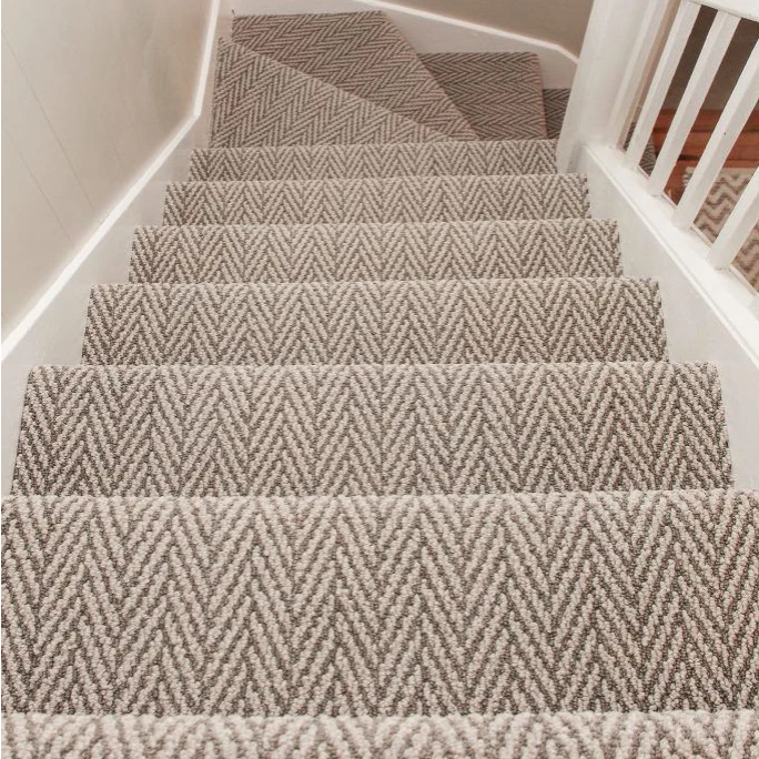 Brown and Beige Pattern Carpet