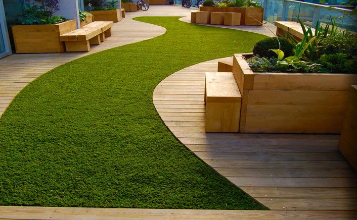 Modern artificial grass Design