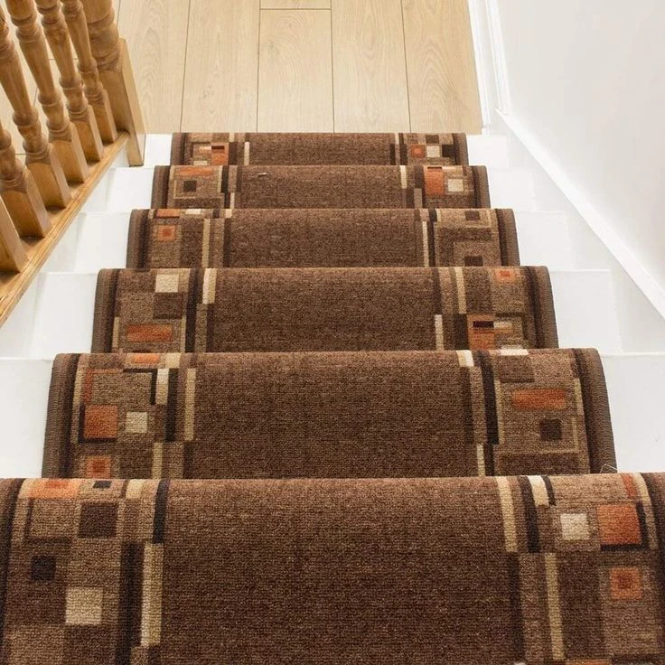 Olmec Brown Stair Carpets