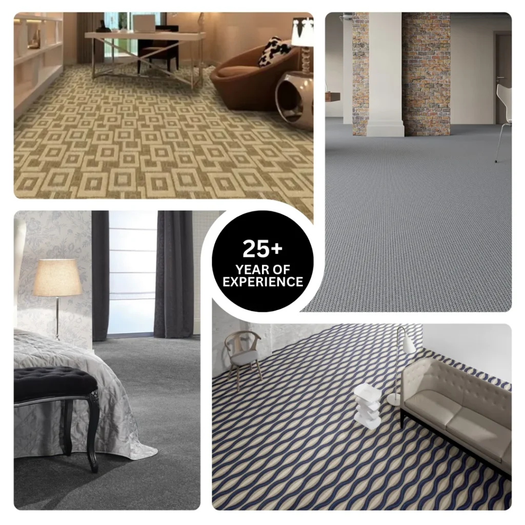 Wall-to-wall runners carpet