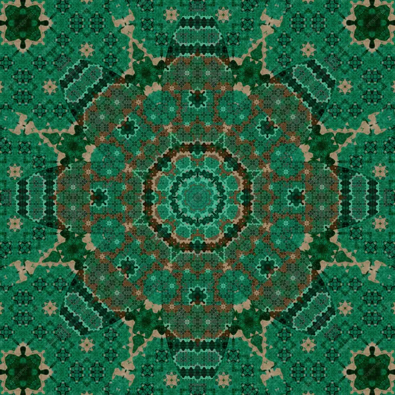 Green Hira Mosque Carpet