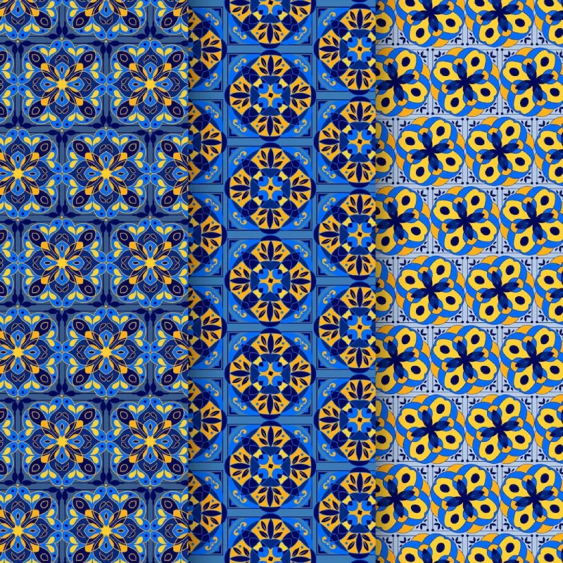 Qadar Navy Blue Mosque carpet